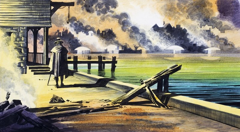 Le grand incendie de Londres - Ron Embleton