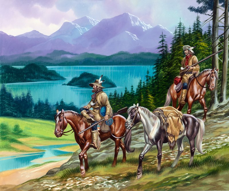 Les trappeurs du Far West - Ron Embleton