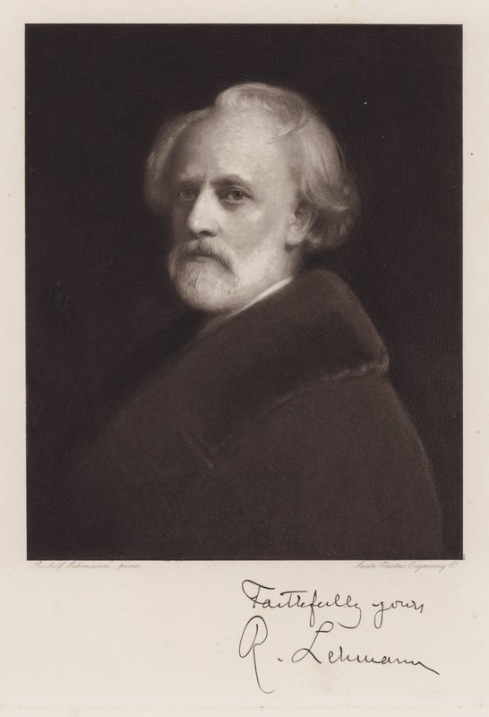 Rudolf Lehmann, Autoportrait - Rudolf Lehmann