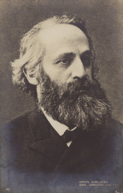 Karl Davydov, violoncelliste russe (1838-1889) - Russian Photographer