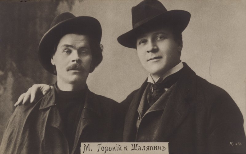 Maxime Gorki et Feodor Chaliapine - Russian Photographer