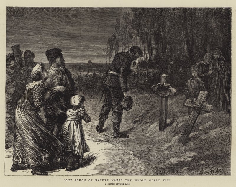 Un Seul Toucher de la Nature Rend le Monde Entier Parent - Samuel Luke Fildes