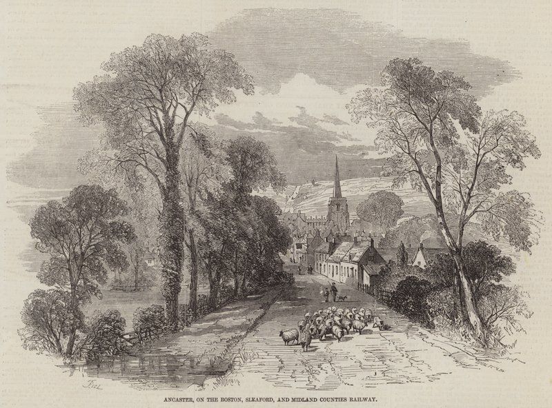 Ancaster, sur le chemin de fer de Boston, Sleaford et des comtés du Midland - Samuel Read