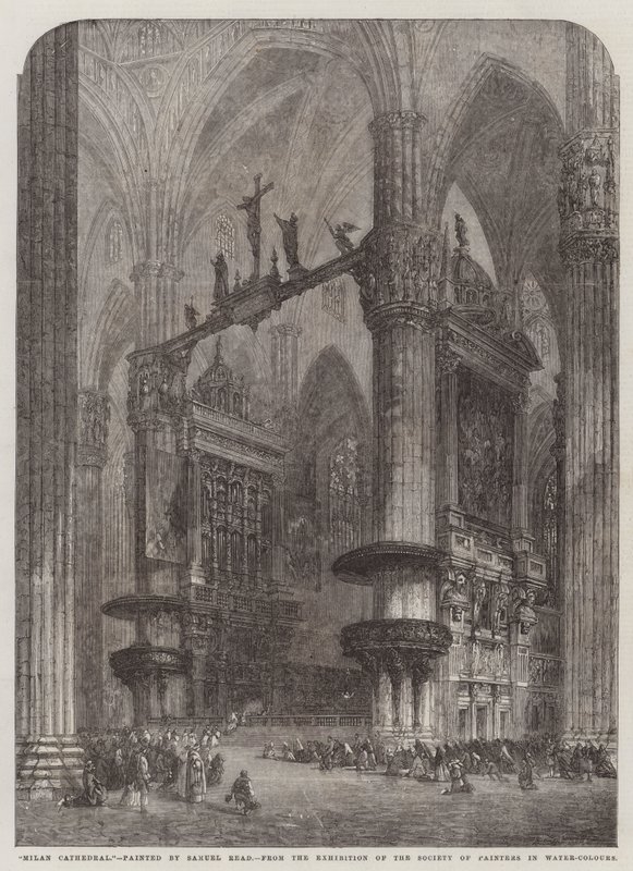 Cathédrale de Milan, de l