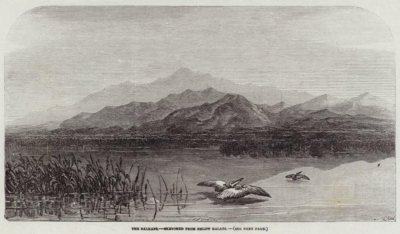 Les Balkans, esquissés depuis Galatz - Samuel Read