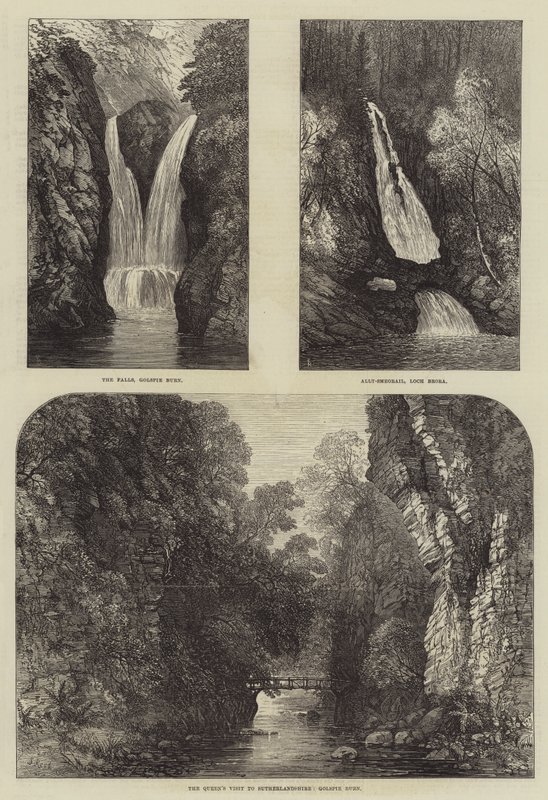 La visite de la reine au Sutherlandshire - Samuel Read