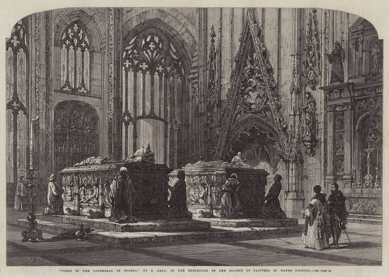 Tombeaux dans la cathédrale de Tolède - Samuel Read