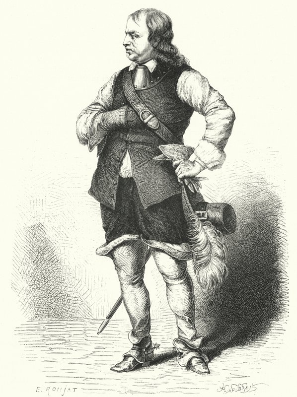 Oliver Cromwell, Lord Protecteur du Commonwealth (gravure) - Samuel (after) Cooper