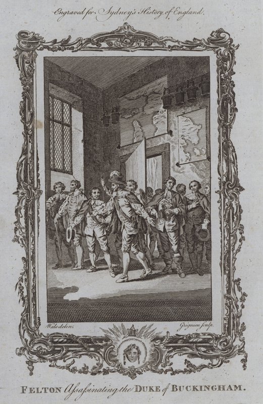 Felton assassinant le duc de Buckingham - Samuel (after) Wale