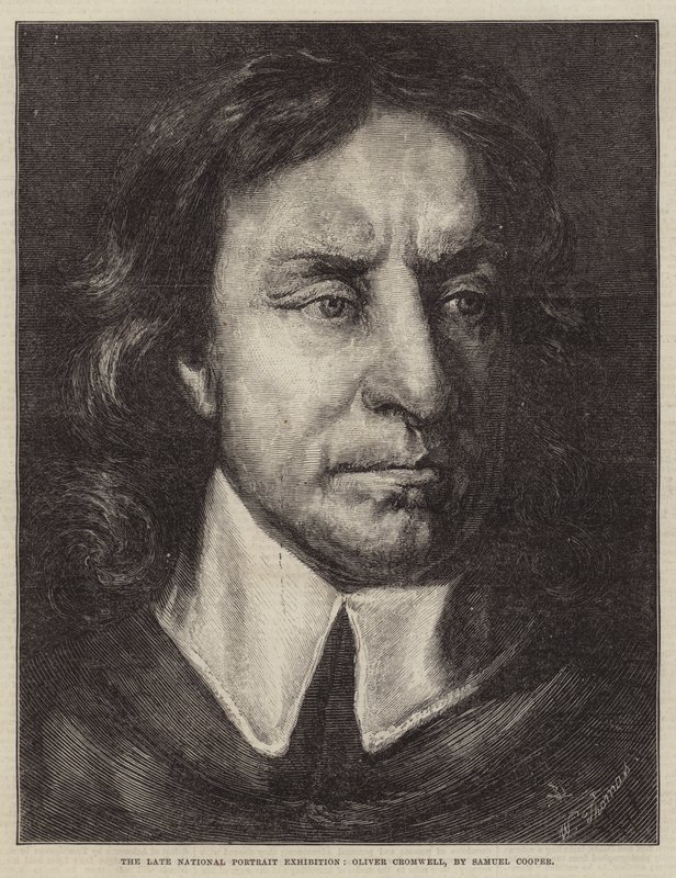 La dernière exposition nationale de portraits, Oliver Cromwell - Samuel Cooper