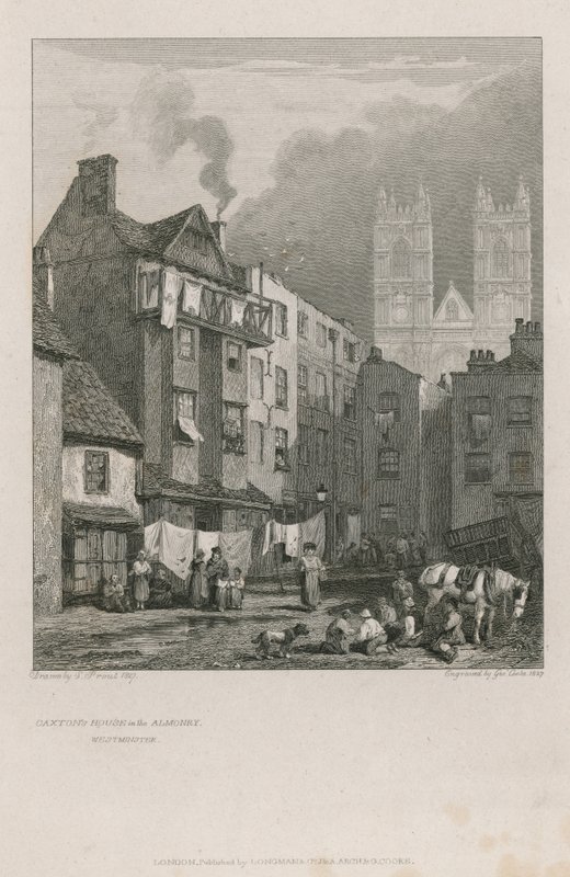 La maison de William Caxton - Samuel Prout