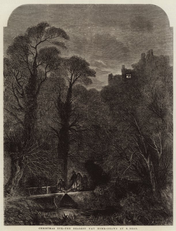 La veille de Noël, le chemin le plus proche de la maison - Samuel Read