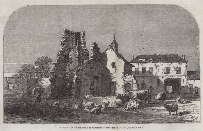 Hougoumont, sur le champ de bataille de Waterloo - Samuel Read