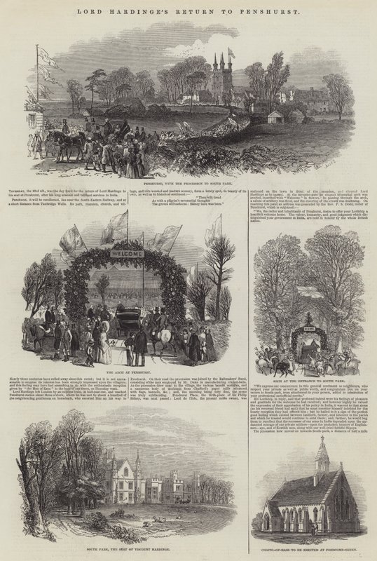 Le retour de Lord Hardinge à Penshurst - Samuel Read