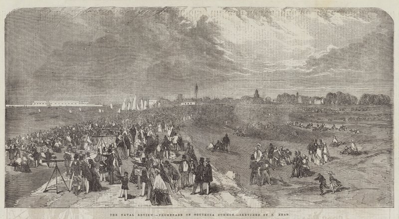 La revue navale, promenade sur Southsea Common - Samuel Read