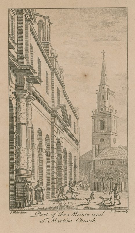 Partie de la Meuse et église Saint-Martin - Samuel Wale