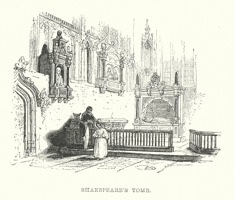 Tombe de Shakespeare - Samuel Williams