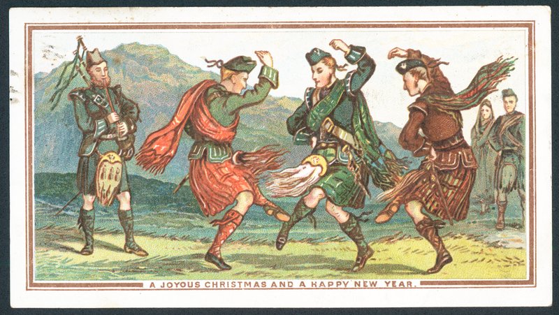 Carte de Noël écossaise - Scottish School