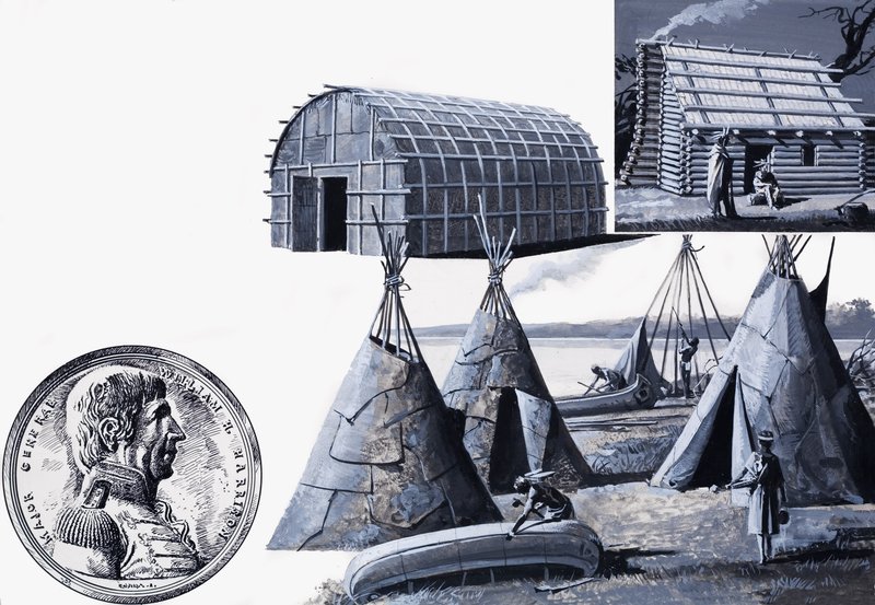 Les maisons des différents types d