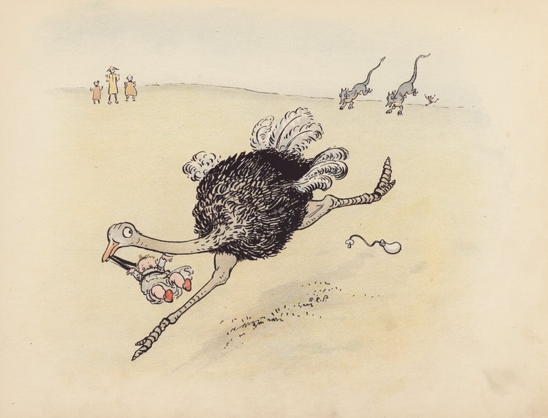 Illustration pour Little Twin Dragons de S Rosamond Praeger (lithographie couleur) - Sophia Rosamond Praeger