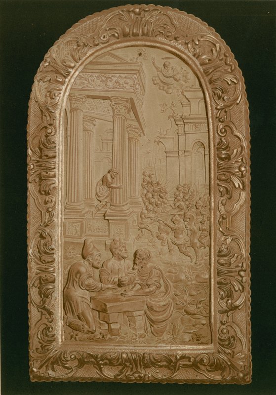 Bas-relief représentant une bataille entre les Juifs et les Philistins - Spanish School