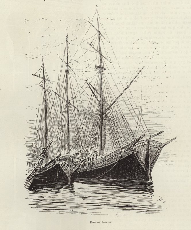 Navires turcs - Spanish School