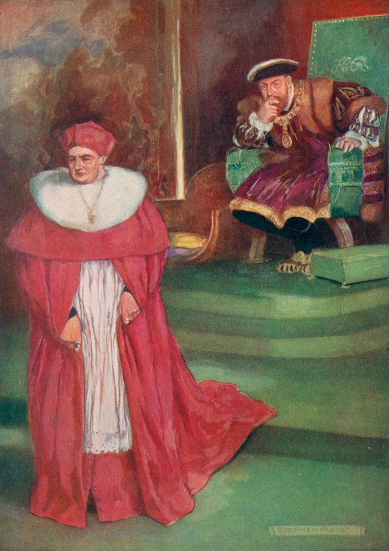 Dernière entrevue du cardinal Wolsey avec le roi Henri VIII - Stephen Reid