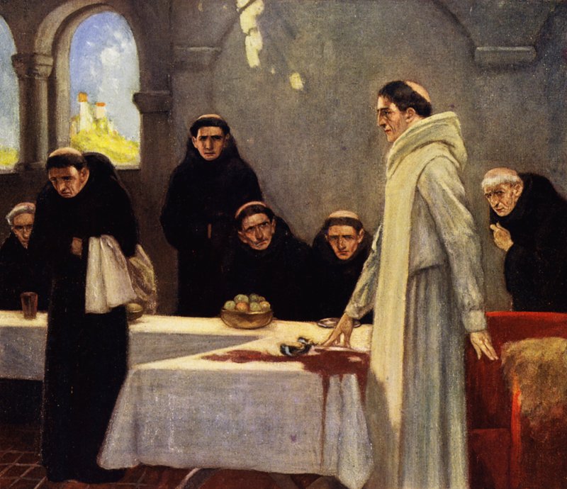 Saint Benoît et les moines - Stephen Reid
