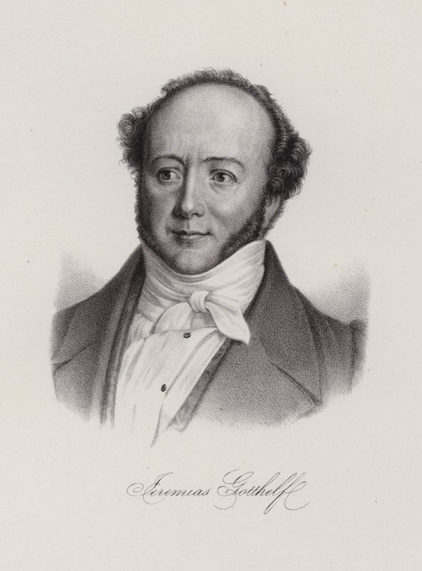 Albert Bitzius, romancier suisse connu sous le pseudonyme de Jeremias Gotthelf - Swiss School