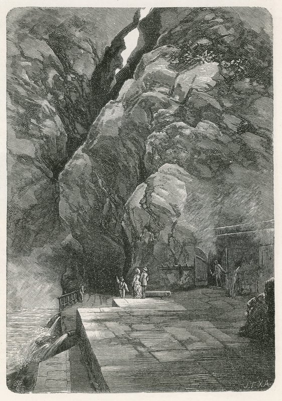 Les sources des sources chaudes à Pfäfers - Swiss School