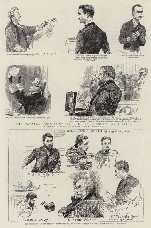 La Commission Parnell aux Royal Courts of Justice - Sydney Prior Hall