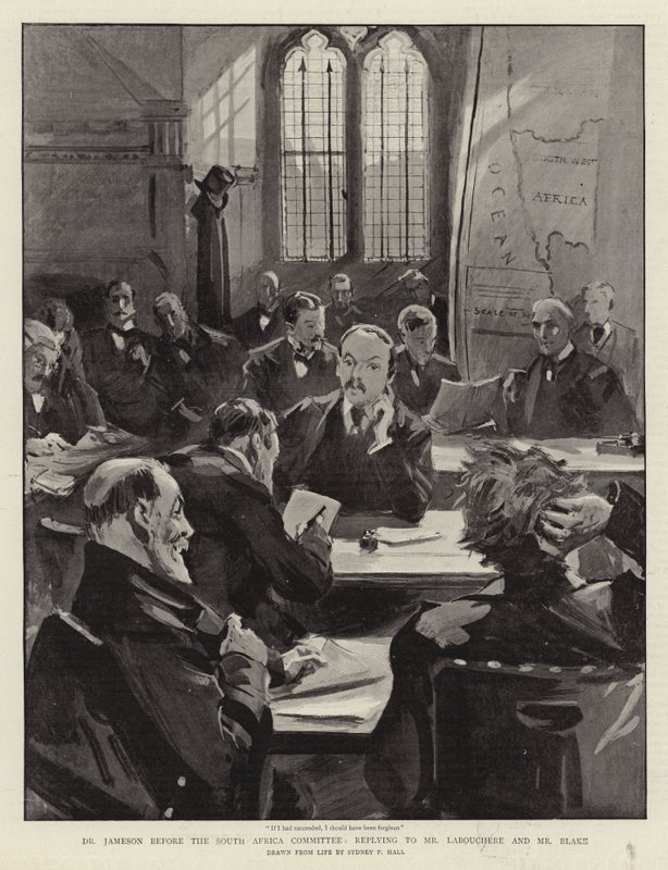 Le Dr Jameson devant le Comité d