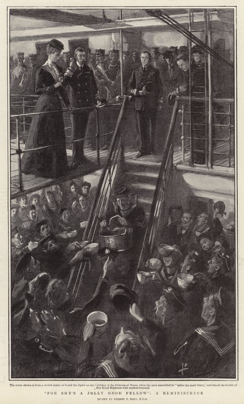 Pour elle est une joyeuse camarade, une réminiscence - Sydney Prior Hall