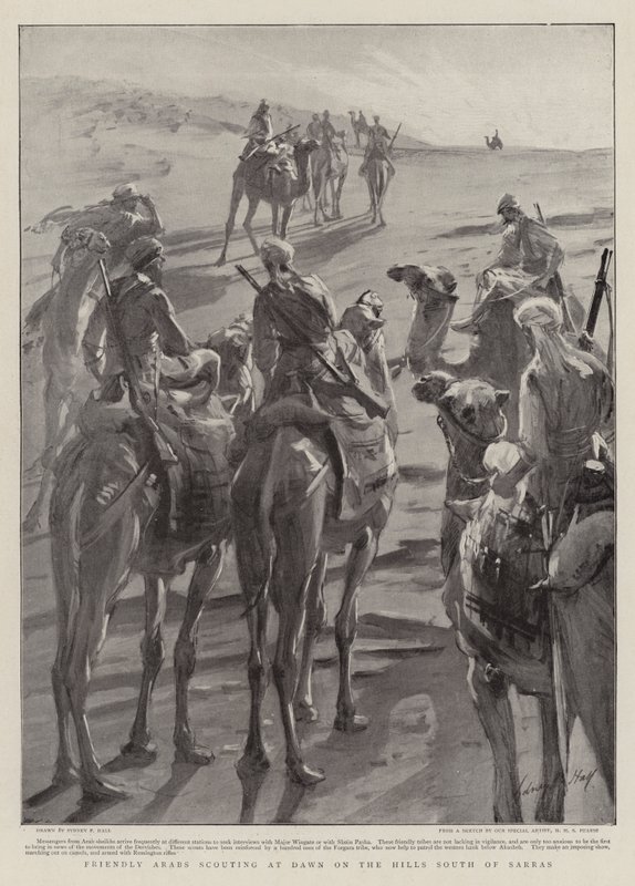 Arabes amicaux en reconnaissance à l