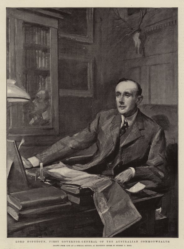Lord Hopetoun, Premier Gouverneur Général du Commonwealth Australien - Sydney Prior Hall