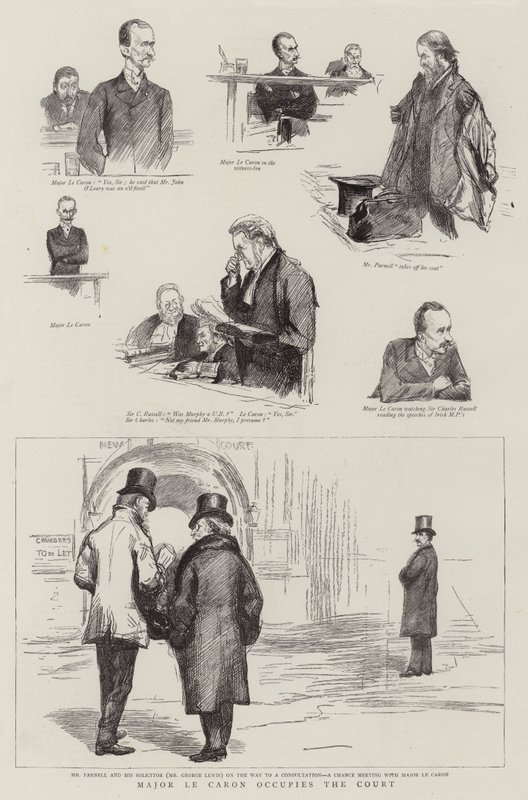 Le Major Le Caron occupe la cour - Sydney Prior Hall