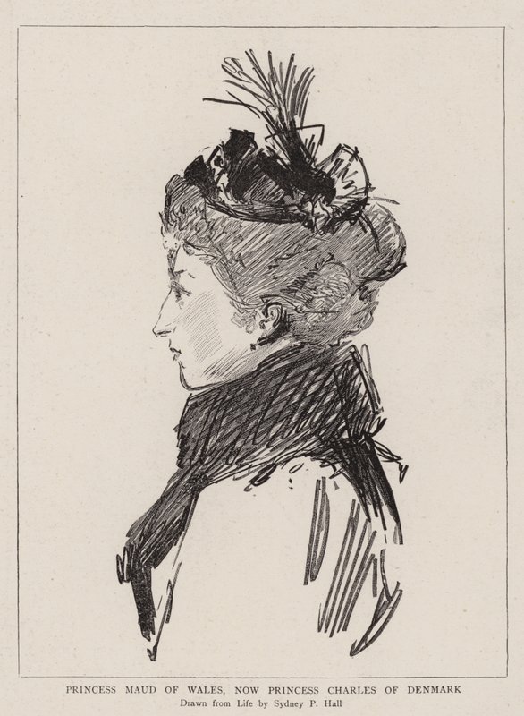 Princesse Maud de Galles, maintenant Princesse Charles de Danemark - Sydney Prior Hall