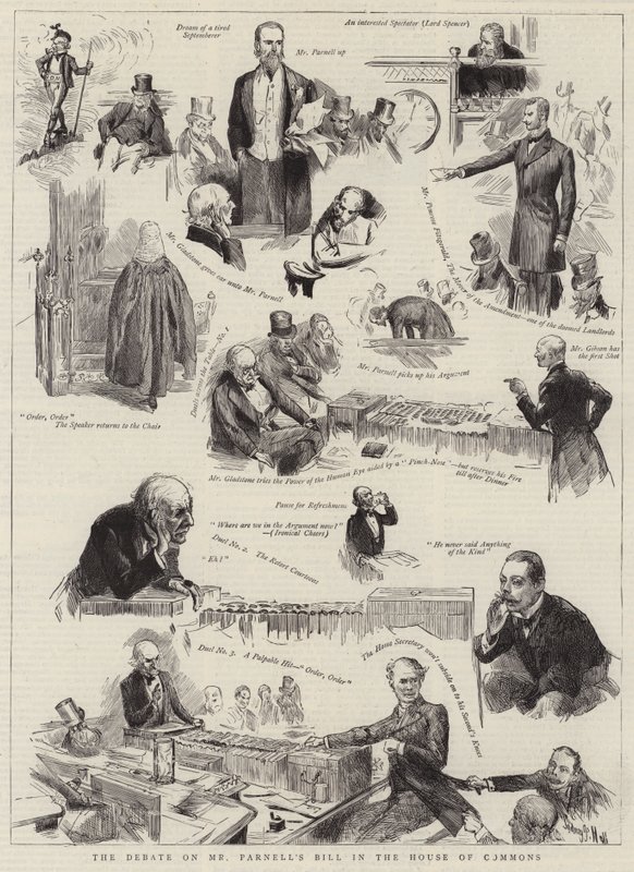 Le Débat sur le Projet de Loi de M. Parnell à la Chambre des Communes - Sydney Prior Hall