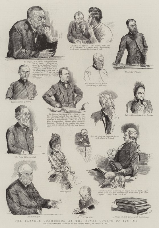 La commission Parnell aux Royal Courts of Justice - Sydney Prior Hall