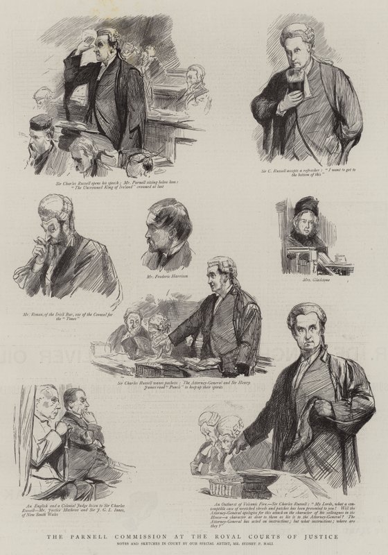 La Commission Parnell aux Royal Courts of Justice - Sydney Prior Hall
