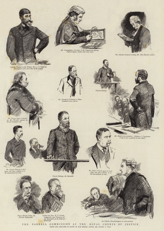 La Commission Parnell aux Royal Courts of Justice - Sydney Prior Hall