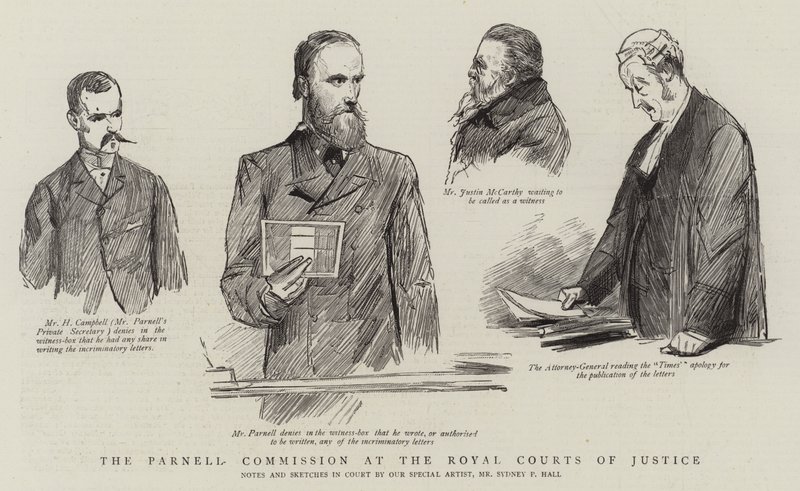 La Commission Parnell aux Royal Courts of Justice - Sydney Prior Hall