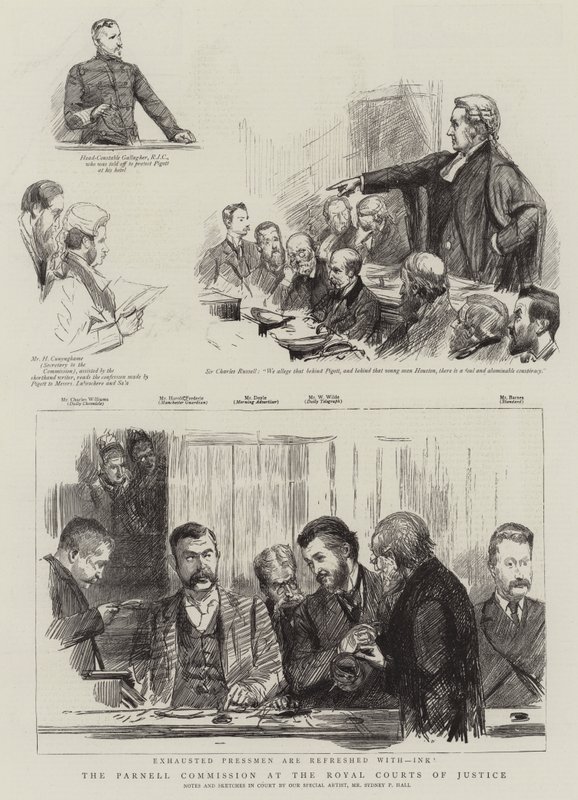 La Commission Parnell aux Royal Courts of Justice - Sydney Prior Hall