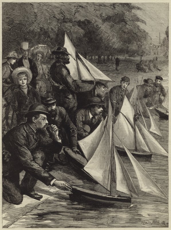 Yachting en miniature - Sydney Prior Hall