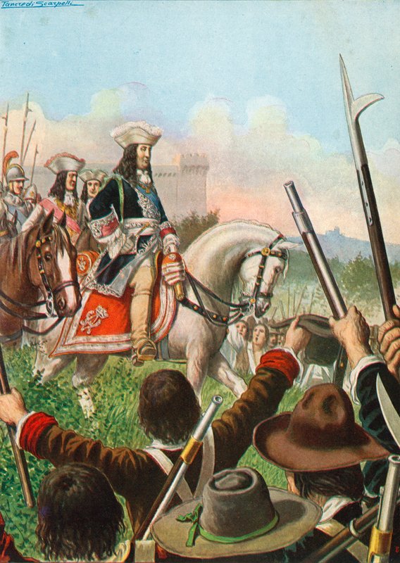 Déclaration de guerre entre le Piémont et la France reçue avec joie par les sujets de Victor Amédée - Tancredi Scarpelli