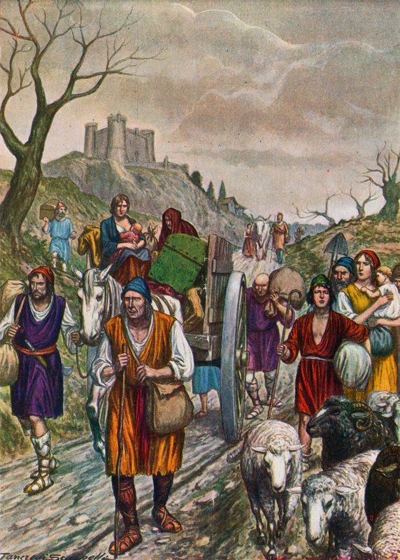 Fuyant les musulmans - Tancredi Scarpelli