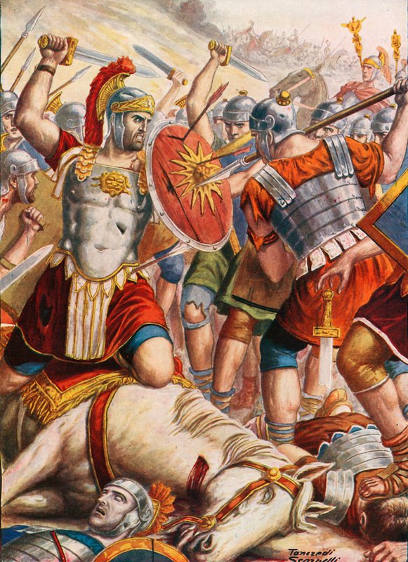 Lucullus combattant pour arrêter l