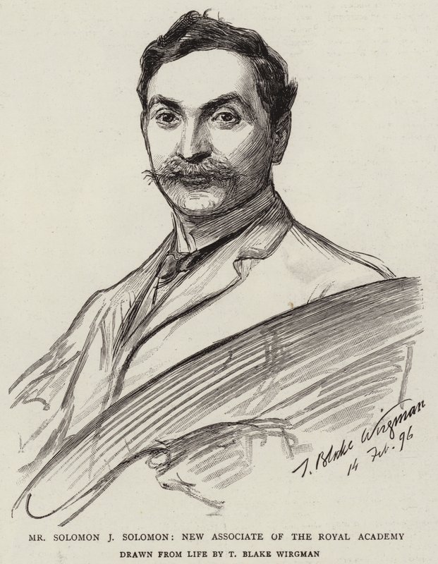 M. Solomon J Solomon, Nouveau Associé de la Royal Academy - Theodore Blake Wirgman