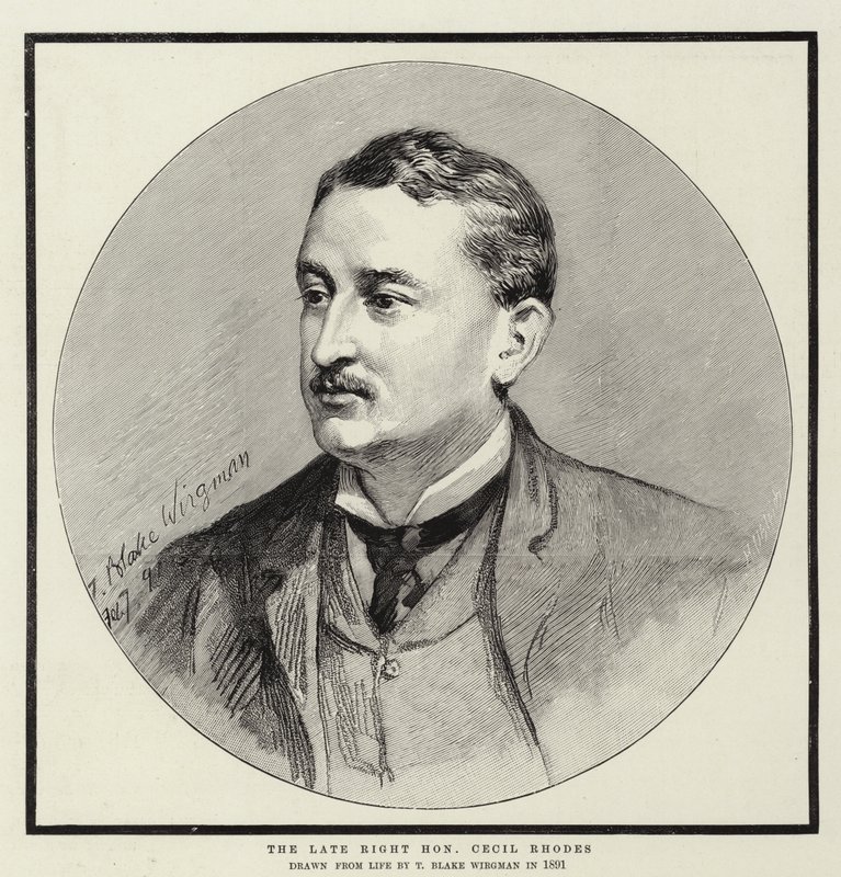Le défunt très honorable Cecil Rhodes - Theodore Blake Wirgman