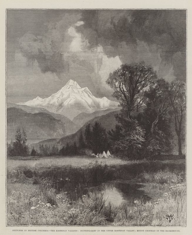 Croquis en Colombie-Britannique - Thomas Moran